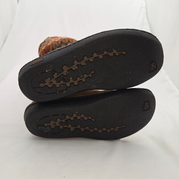 Keen The Alpine Knit Boot Orange/Brown/Rust/Olive Green - 5.5/6 - Picture 6 of 10